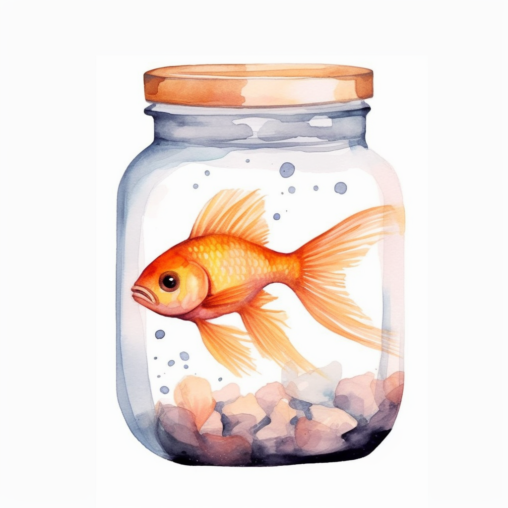 cute goldfish cliparts