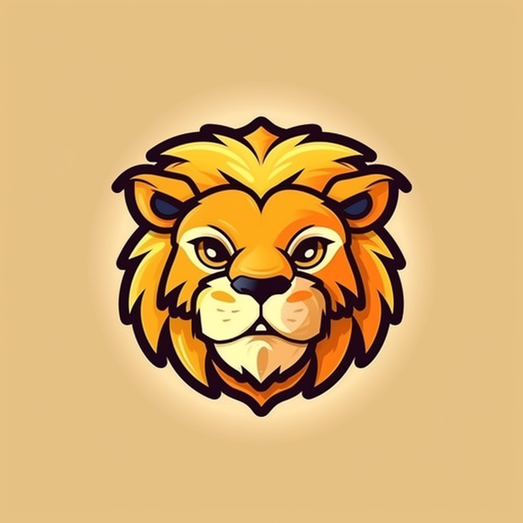 lion mascot clipart