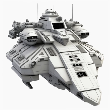 clone war titan class heavy battle cruisser ship clipart white baground
