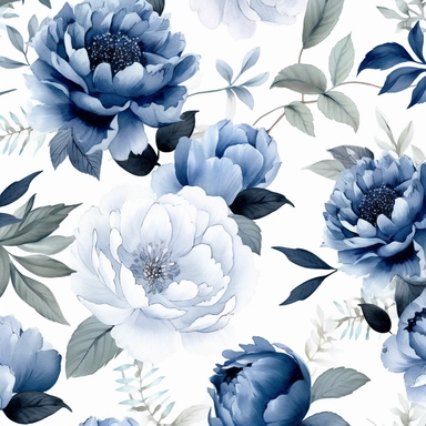 Contemporary collage style floral patterns blue watercolor elegant flowers wedding invitations high quality and elegant clipart of flowers gucci art white background 4