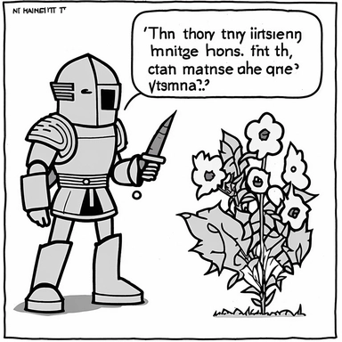 clipart on a white background, The night glides flowers, Hitting deep shade temples In ponderous banal collision Morose is the old laser knight! Eye tensions penetrate landscape Spherically absorbing comprehension. Laser knight, What is your philosophy? Alert energy thresholds, Do you not curse insight? Reality happens so fast, Is blindness not a gift? Infinite fields are your bounty, Teaching samurai cosmopolitans Robust and jagged poetry Oh laser knight! Won't you banish the fickle lords? Tell
