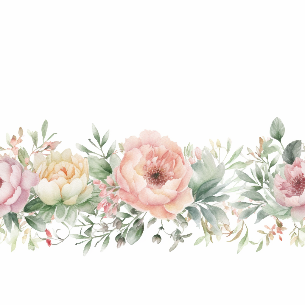 flower border clip art
