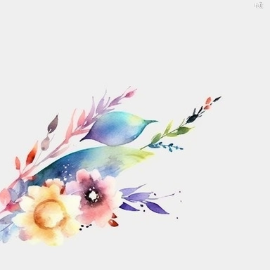 Watercolor easter corner border frame Clipart, easter, Minimalist Flowers Watercolor, Separated design, 8k
