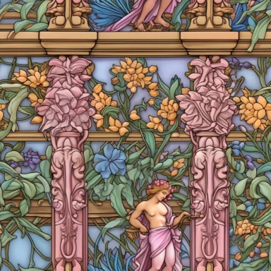 3D clipart, Trompe-l'oeil , fairy tale, pastel colors, henry justice ford