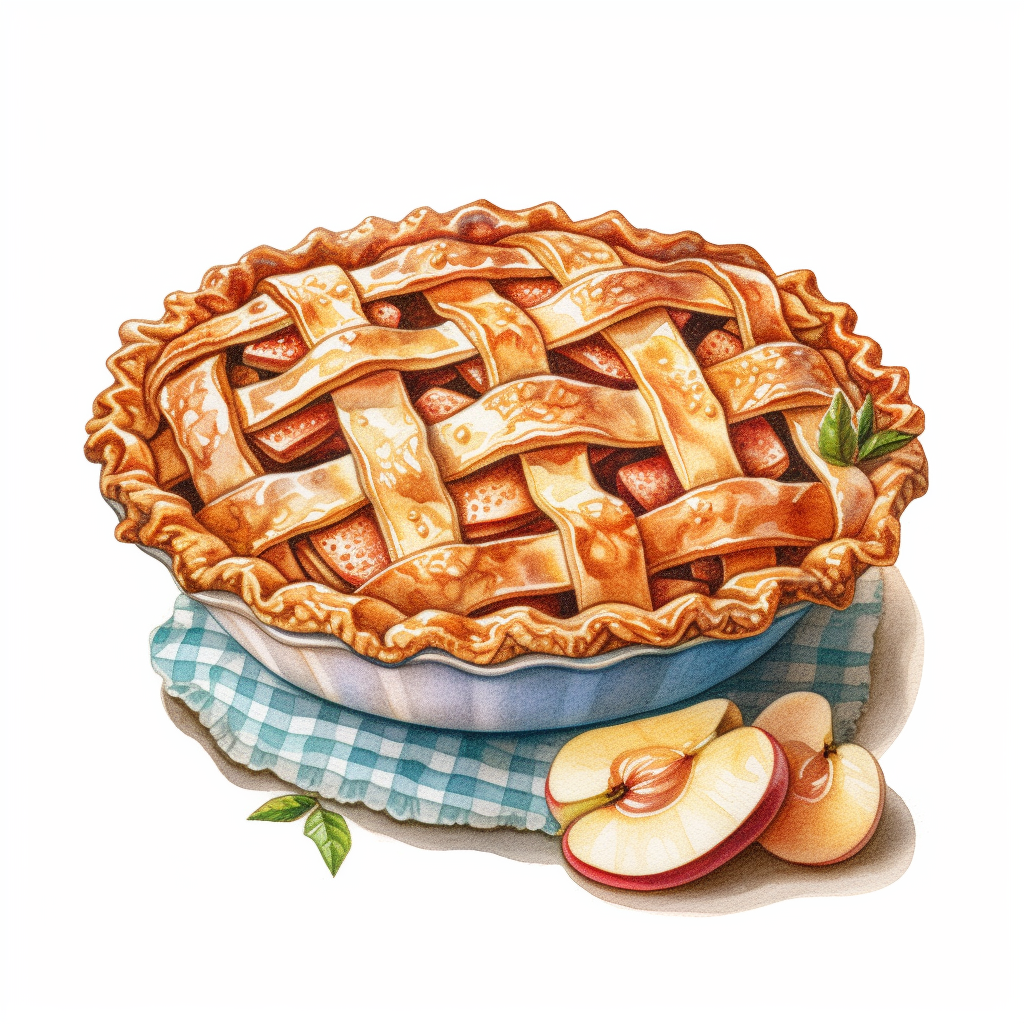 apple pie clipart