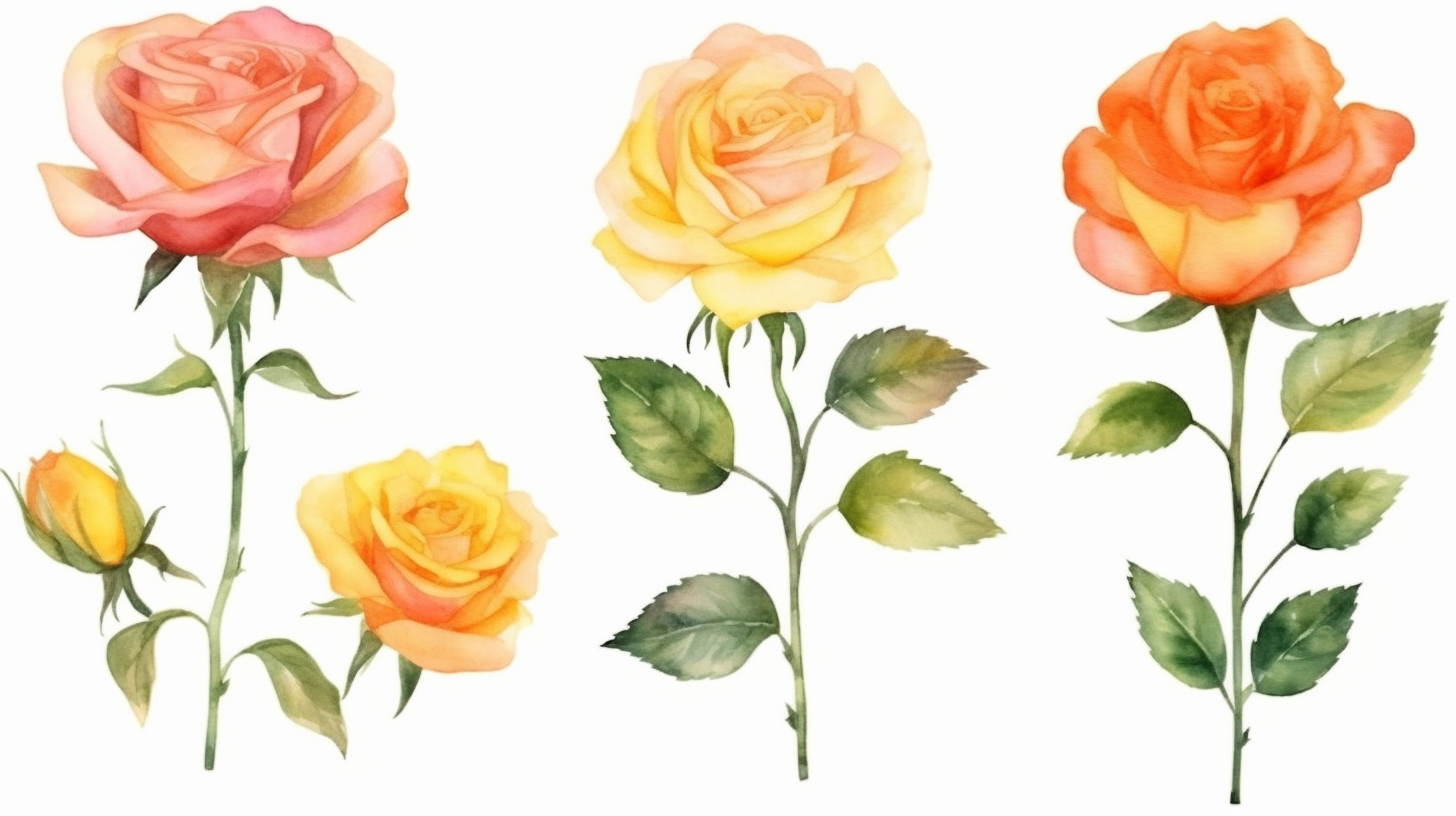 blush flower cliparts