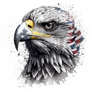 hawk head over american flag for personal use svg clipart free, in the style of aaron siskind, david yarrow, graphic black and white, multiple patterns, cut/ripped, roger deakins, stencil-based