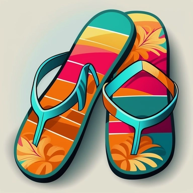 flip flops clip art
