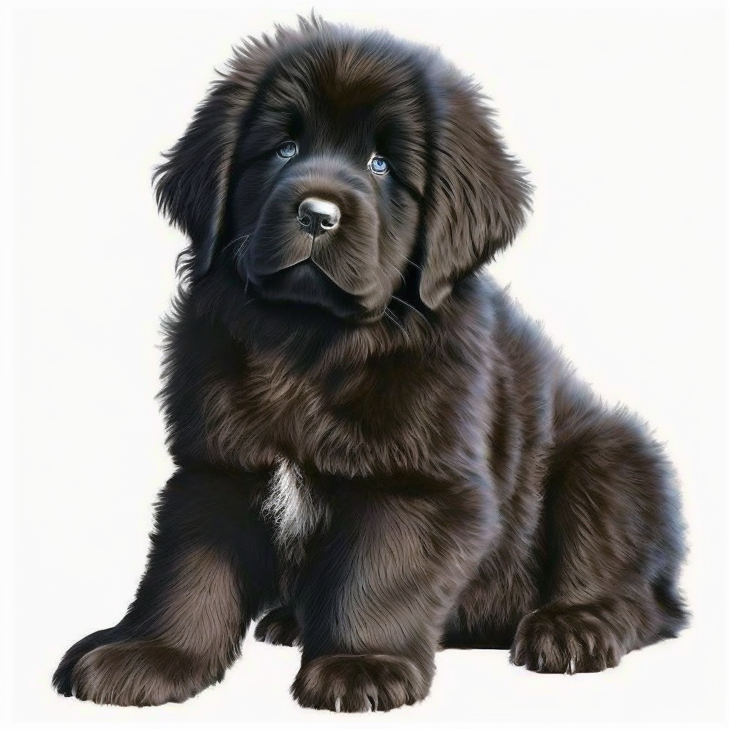 newfoundland puppy cliparts