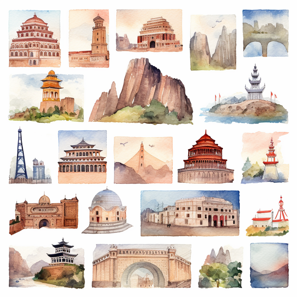 great wall of china clipart