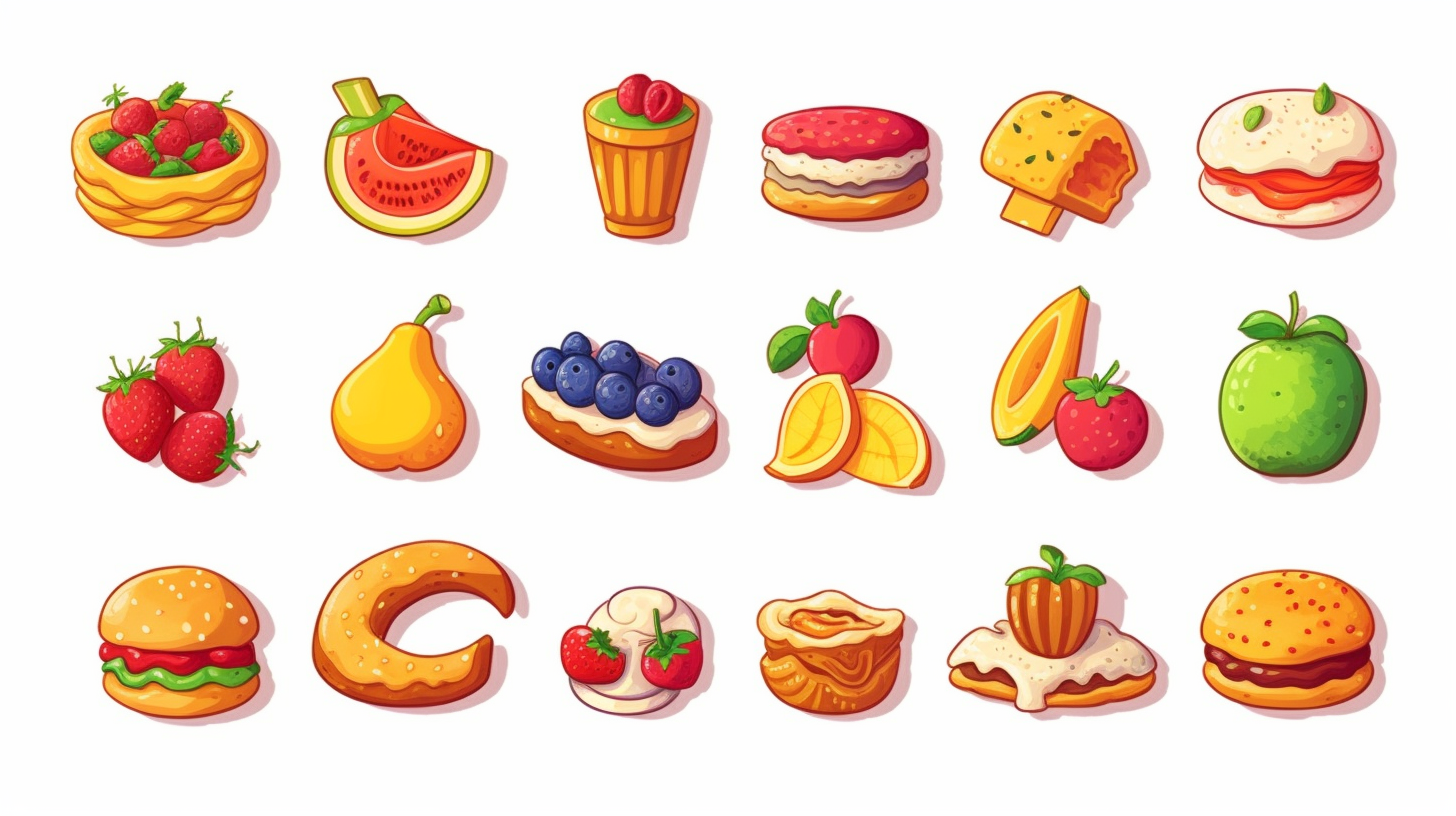 cartoon food clipart