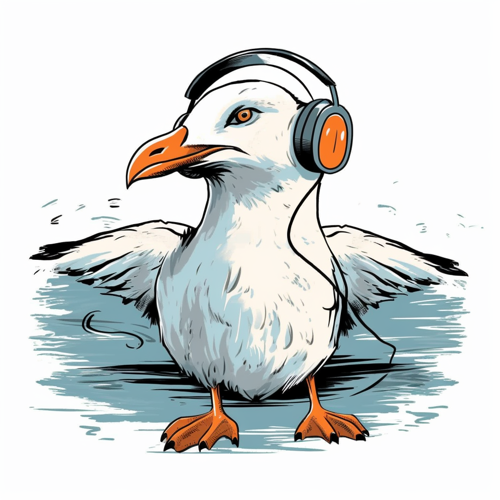 listening to music clipart