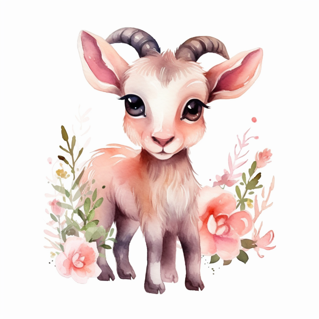 goat face cliparts