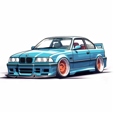 Bmw e36 clipart