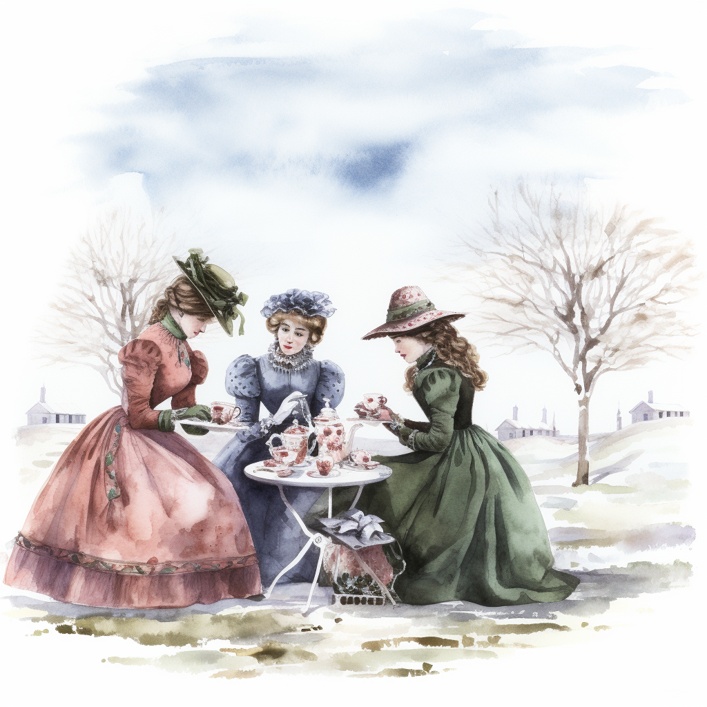 garden party cliparts