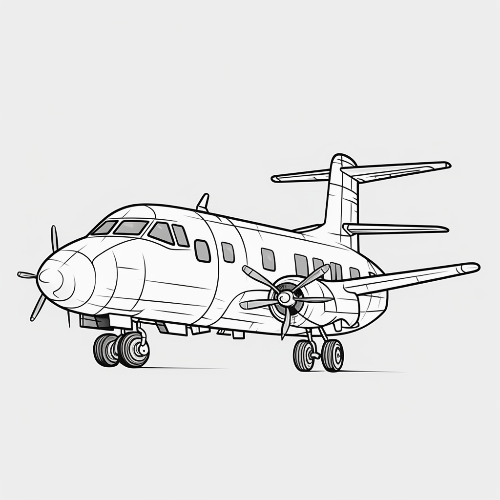 black airplane cliparts