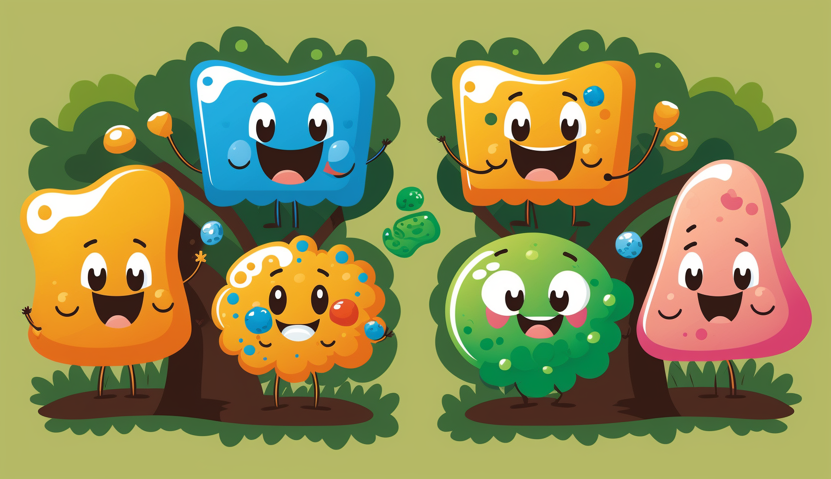 humorous character cliparts