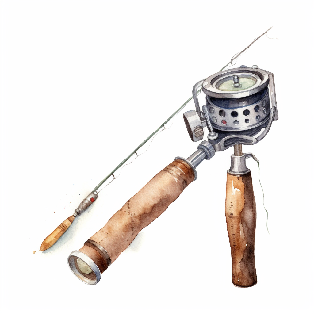 fishing pole cliparts