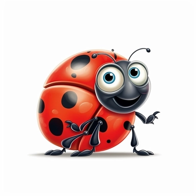ladybugs clipart illustration, white background, high quality, super cute, for children's room. kindergarten sign
