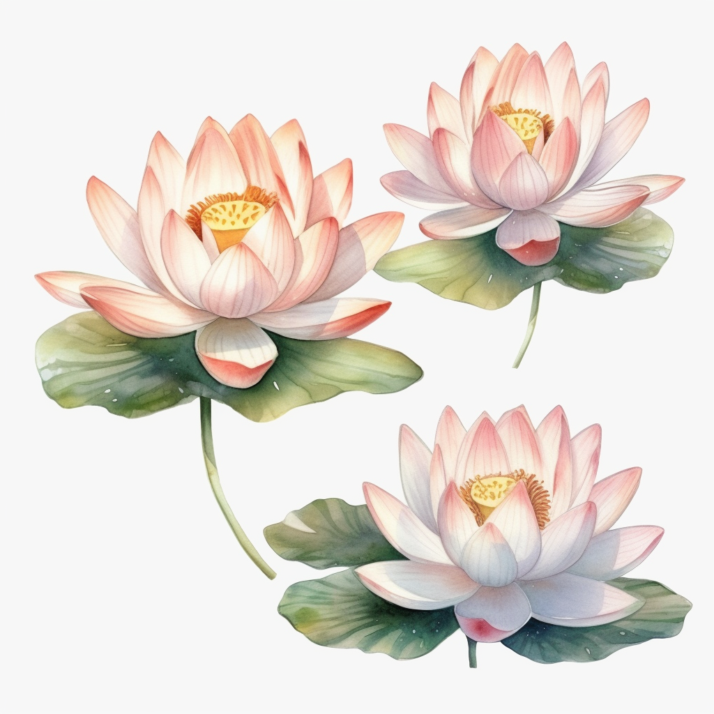 lotus flower clipart
