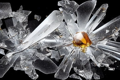 Broken glass 3D vector shatter explosion fragments, sharp ice splinters on transparent background. Danger flying crystal piece, destroy windshield smithereens concept. Broken glass realistic clipart .highly detailed, realistic, photo realistic, octane render, 4K, 8K, UHD, hyper detailed