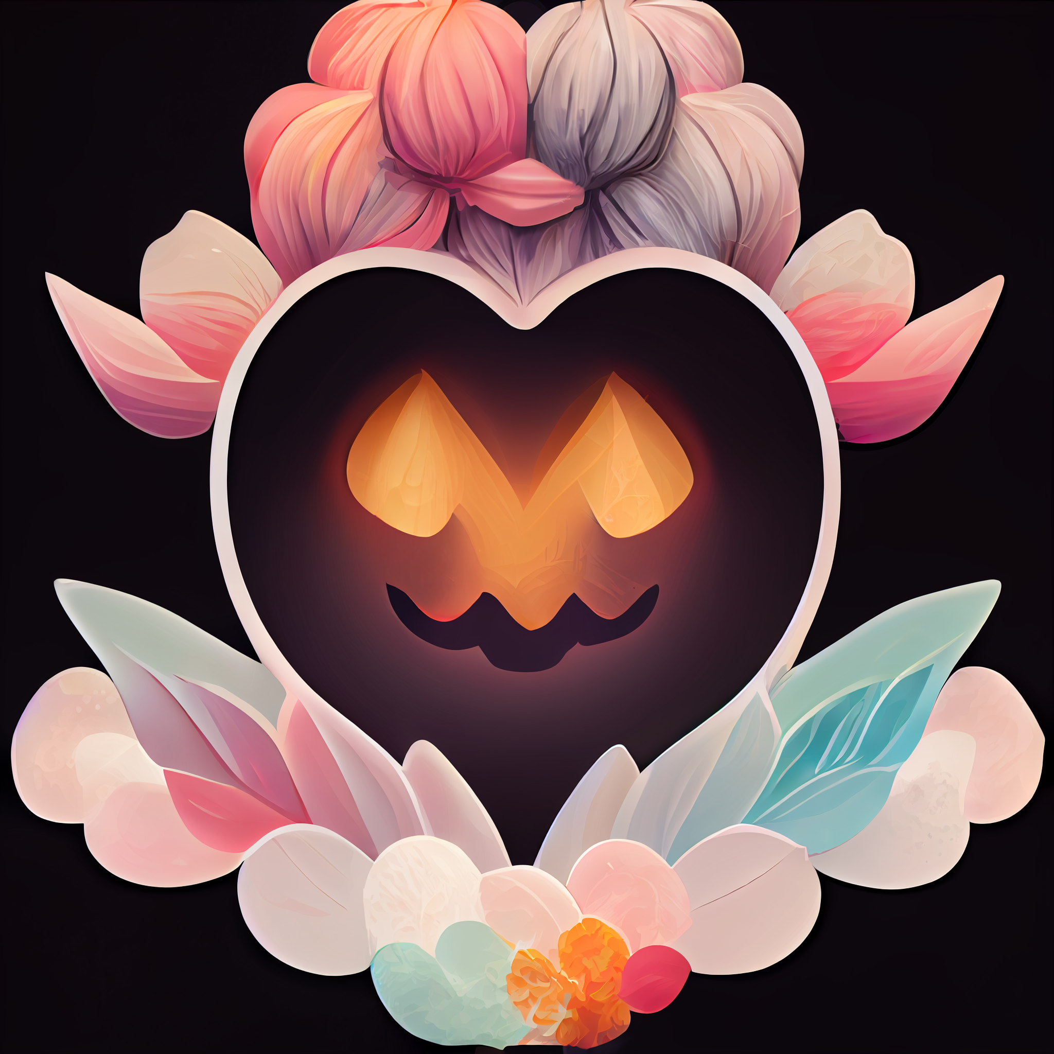 halloween heart cliparts