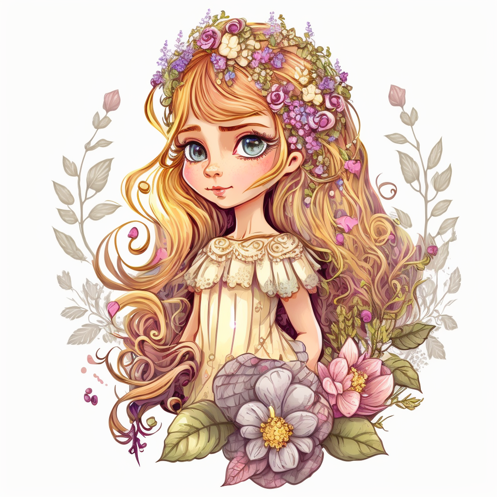 beautiful princess cliparts