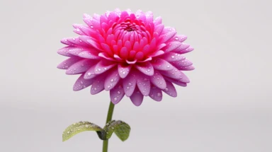 clipart, decorative flower, one per page, flat color clipart, bright hot pink primary colors, isolated on white background, photo-realistic, ultra sharp, simplicity, higher coherence, minimalism, ultra detailed, hyper realistic details, beautiful, modern, OC rendered, 32k uhd , insane details, intricate details, Photoshoot, Depth of Field, captured with Phase One XF IQ4 camera , 200 Mega Pixel lens,