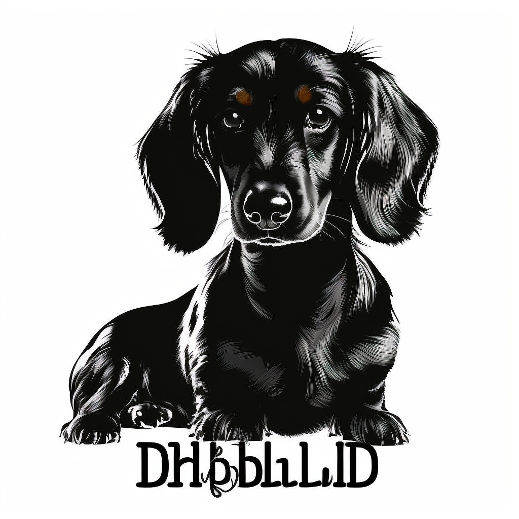 black dachshund cliparts