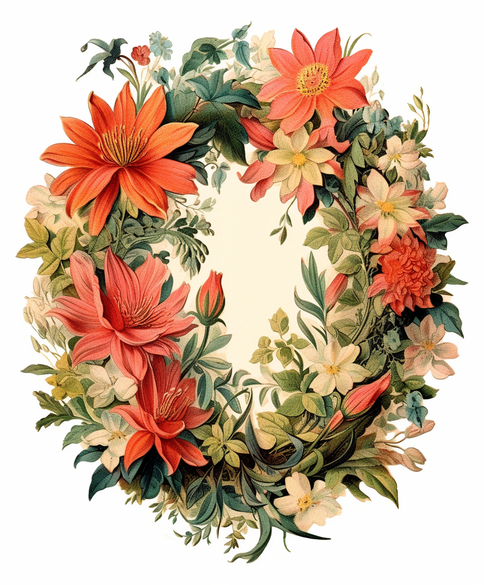 antique garden cliparts
