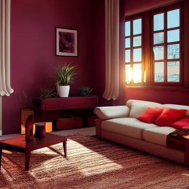 Cozy 3D livingroom, brown furniture, white walls, high detail, epic detailed, very clear, colors, evironment, hyper realism, high details, octane render, unreal engine realistic, hd, Clean Cel vector art by Kuroko no Basuke , Sailor Moon and A Whisker Away, simple illustration, clipart