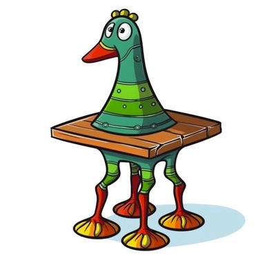 table with christmas turkey, object, vibrant colors, cel shading, game graphics, clean lines, lineart, simple, cute, on white background, vector art, clip art, doodle art, comic art