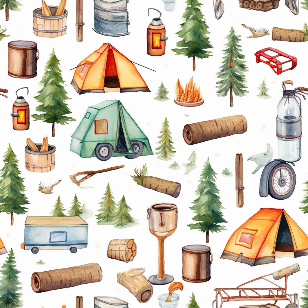 camping clipart