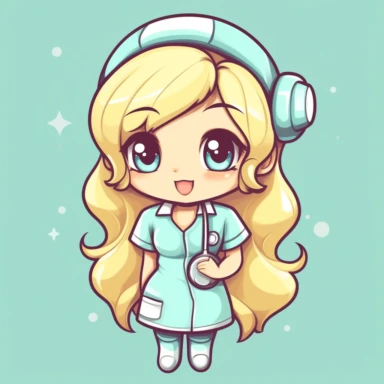 kawaii nurses clip art