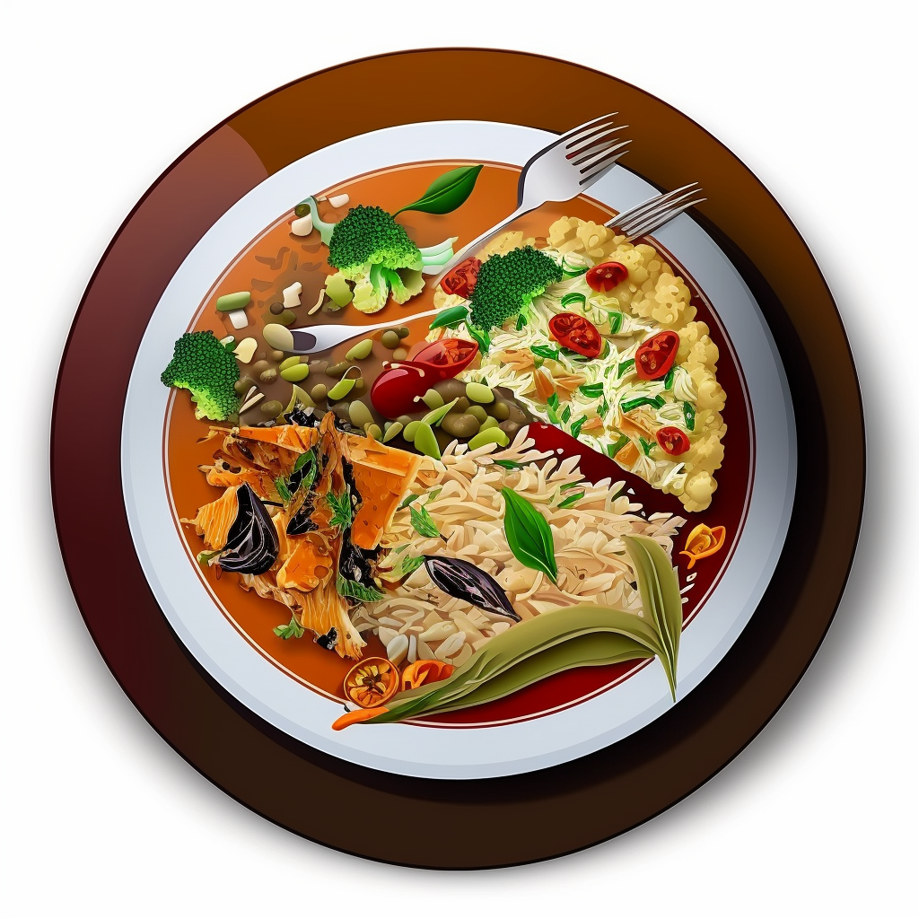 dinner plate clipart