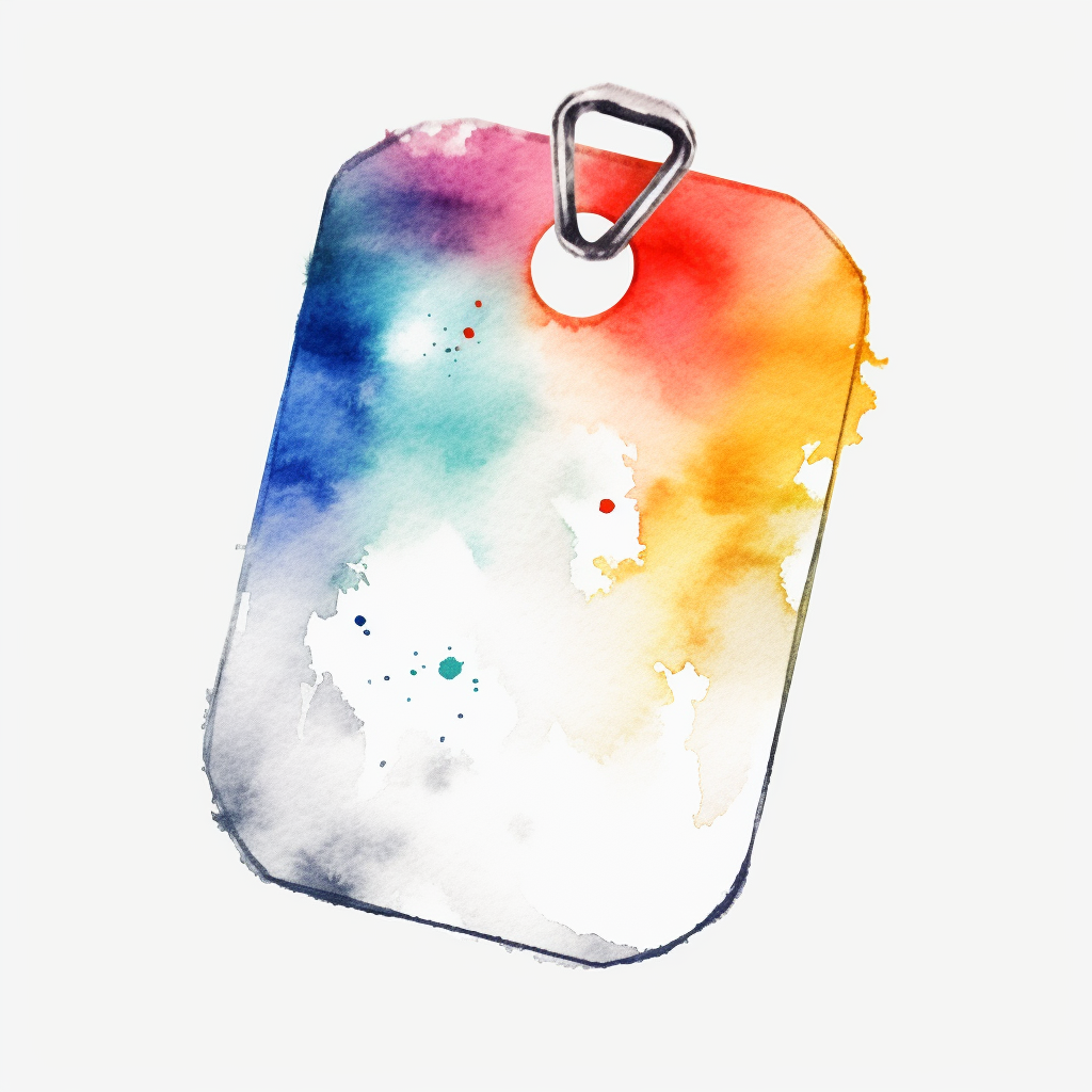 dog tag clipart