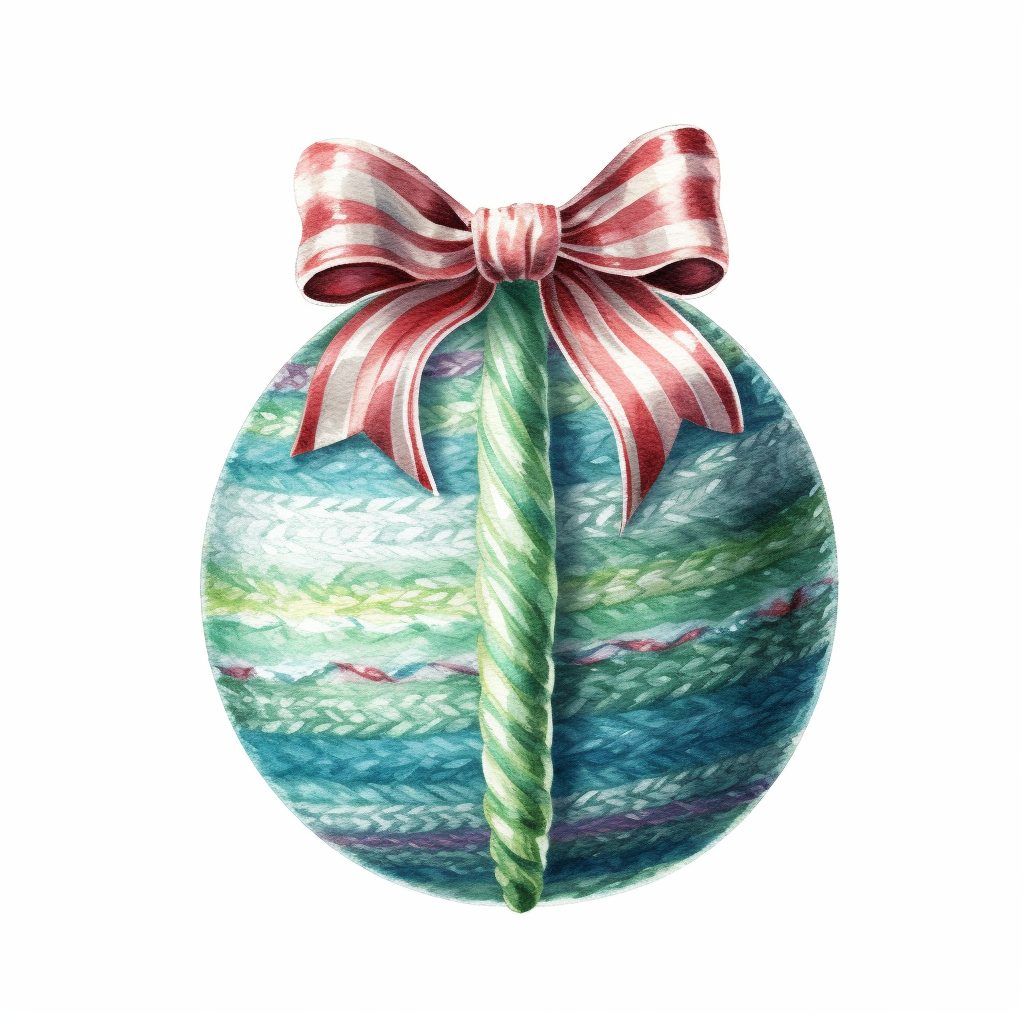 knitting christmas cliparts