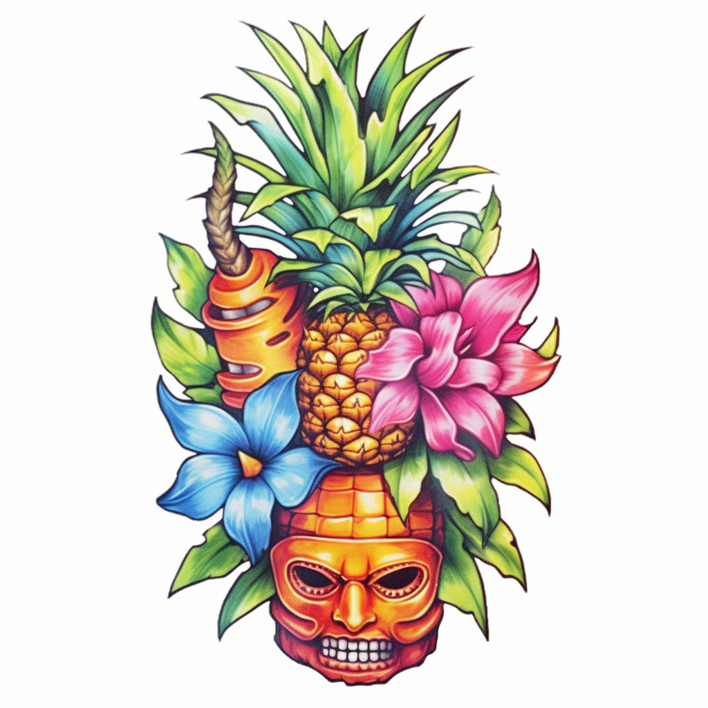 cliparts flower tattoo