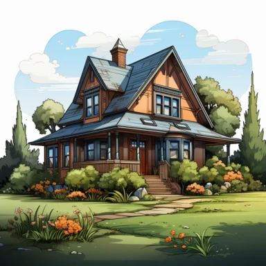 house clip art for ad