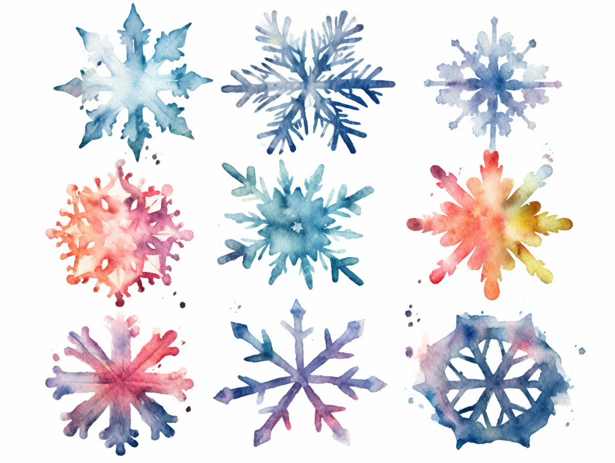 images of snowflakes clipart