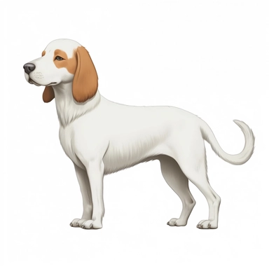 real dog white background, sticker, clipart, high resolution