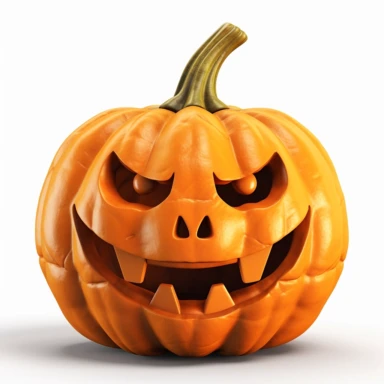 clipart of evil jack-o-lanterns on white background, clearly defined separate image, high quality--ar3:4-no mockups, watermarks, numbers, writing, letters--q2--v5.1--s1000