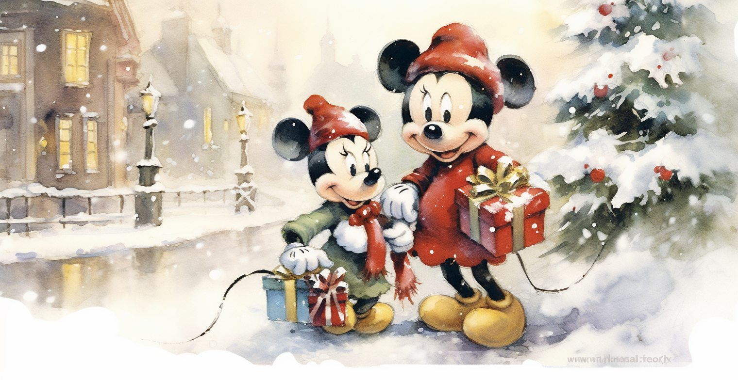disney christmas clipart