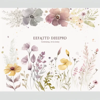 enchanted flowers elements clipart, flowers to be light yellow and dusty maroon WATERCOLOR HAND PAINTED clipart, WATERCOLOR AIRY PASTEL COLORS, VISIBLE WATERCOLOR BRUSH TOUCHES, WATERCOLOR SPLASHESD, DREAMY AND ELEGANT, CLASSIC DREAMY FLOWERS, white background,8k