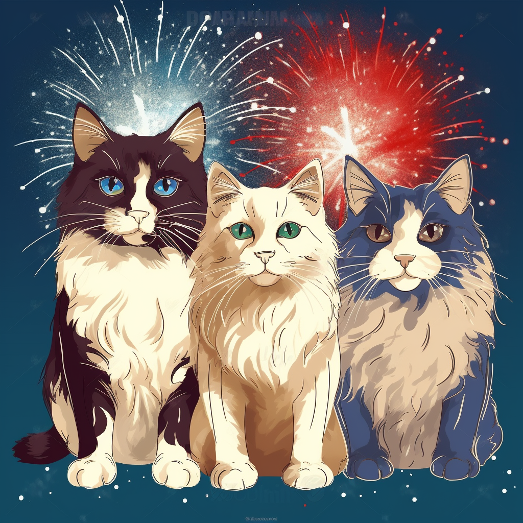 colorful firework cliparts