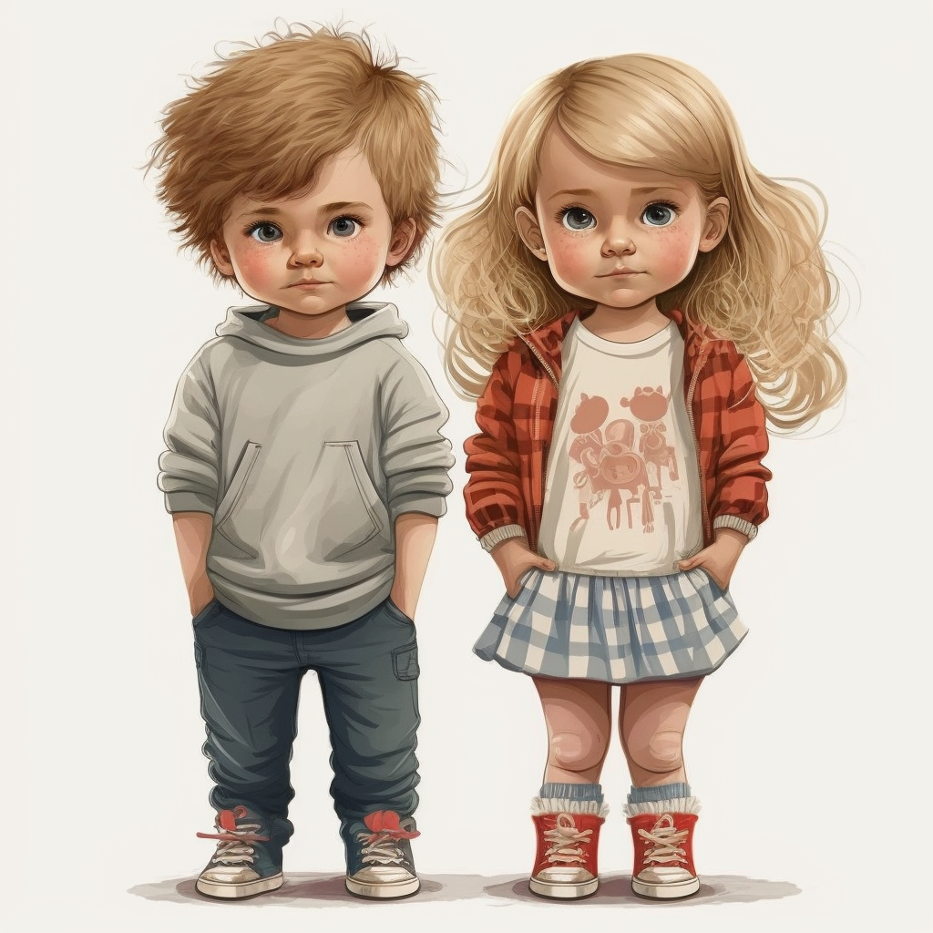 blonde family cliparts