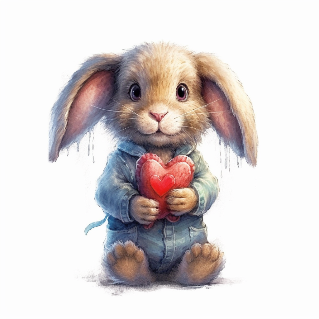 holding heart cliparts