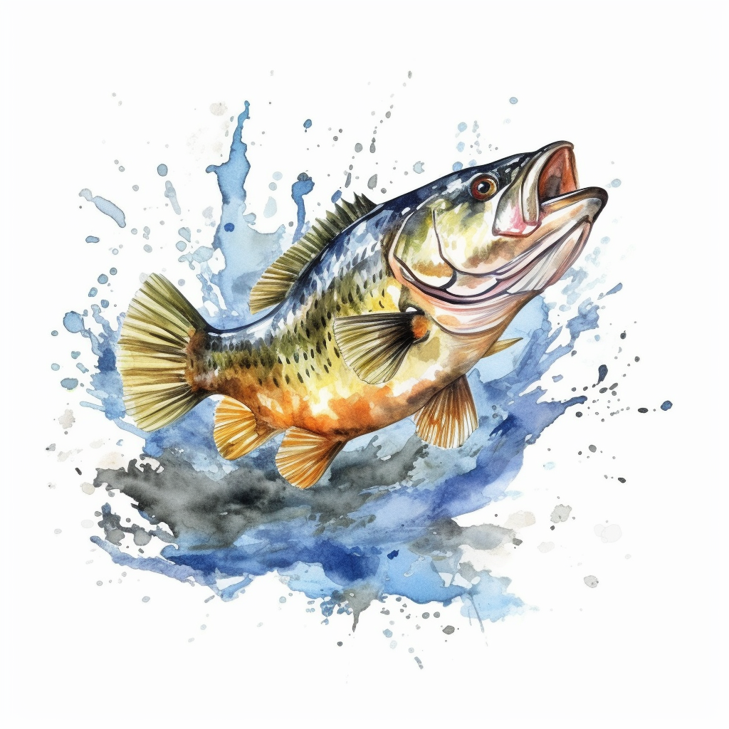 Bass Fish Jumping Out of Water With Fishing Lure, Father's Day, Bass Fish  Image, Waterslide, Instant Digital Image Download, PNG, JPG File -   Canada