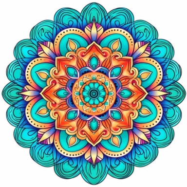 In this captivating clipart, the traditional art of mandala creation merges harmoniously with vibrant neon colors and modern design elements. Against a pristine white background that facilitates easy subject separation, mesmerizing mandalas come to life. Each intricate pattern and symmetrical design is meticulously crafted, exuding a sense of balance and harmony. The fusion of traditional and modern elements is accentuated by the use of vibrant neon colors that pulsate with energy, creating an e