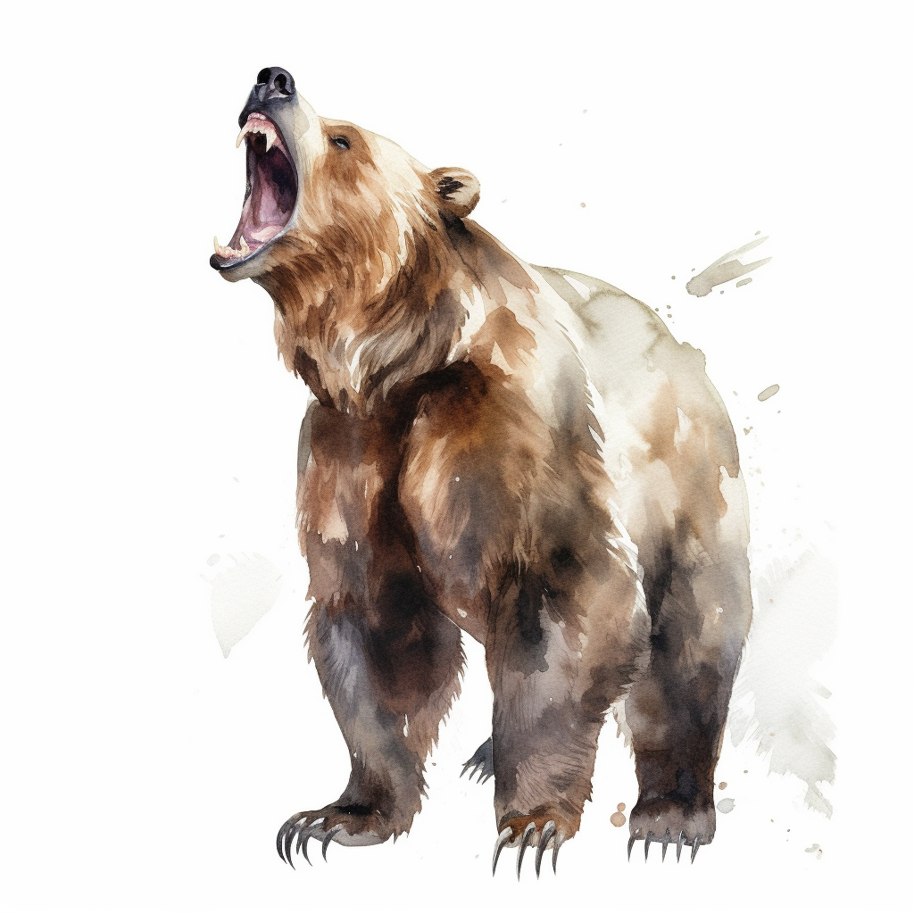 grizzly bear clipart